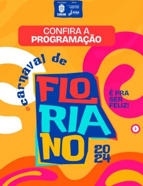 Carnaval 2024 em Floriano: Veja a programação completa da Folia de Momo de 10 a 13 de fevereiro.(Imagem:Reprodução/Instagram)
