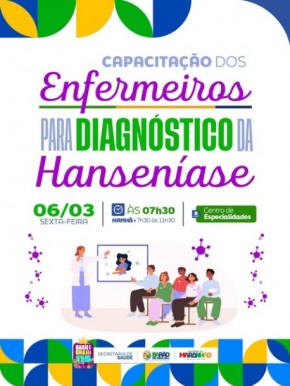 Enfermeiros participam de capacita&ccedil;&atilde;o para diagn&oacute;stico da hansen&iacute;ase em Bar&atilde;o de Graja&uacute;.(Imagem:Reprodu&ccedil;&atilde;o/Instagram)