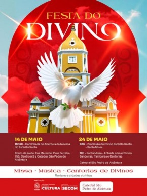 F&eacute;, tradi&ccedil;&atilde;o e cultura marcam mais uma edi&ccedil;&atilde;o da Festa do Divino Esp&iacute;rito Santo em Floriano.(Imagem:Reprodu&ccedil;&atilde;o/Instagram)
