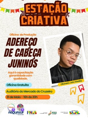 ASQUAJUF promove oficina gratuita de produ&ccedil;&atilde;o de adere&ccedil;os juninos em Floriano.(Imagem:Reprodu&ccedil;&atilde;o/Instagram)