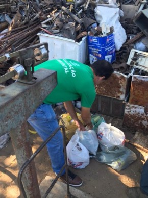 Seman realiza monitoramento, coleta e entrega de materiais recicláveis dos PEVs(Imagem:Secom)