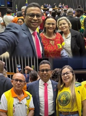 Deputado Dr. Francisco Costa reforça apoio à categoria em Brasília.(Imagem:Reprodução/Instagram)