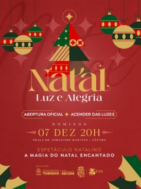 Floriano se prepara para viver a magia do Natal Luz e Alegria(Imagem:Secom)