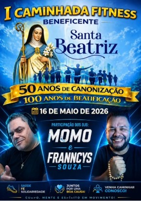 Floriano realizar&aacute; I Caminhada Beneficente em prol do Mosteiro no dia 16 de maio.(Imagem:Divulga&ccedil;&atilde;o)