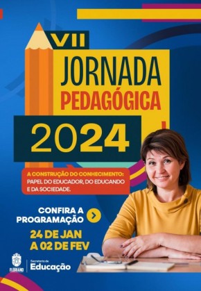 Educação de Floriano realizará Jornada Pedagógica nesta quarta-feira (24).(Imagem:Secom)