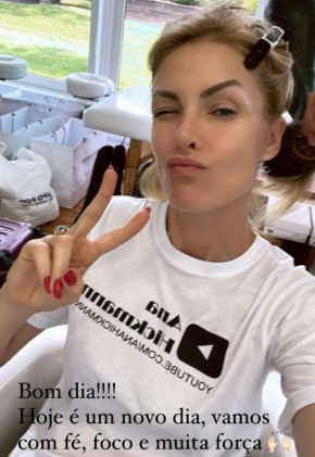 Ana Hickmann em novo story.(Imagem:Reprodução/Instagram)