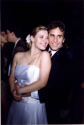 Carolina Dieckmann e Marcos Frota se casaram em 1999.(Imagem:Divulgação)