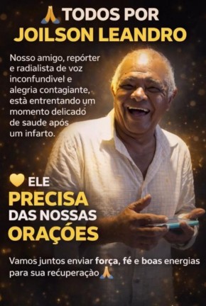 Rep&oacute;rter Joilson Leandro sofre infarto e aguarda cirurgia em Teresina.(Imagem:Divulga&ccedil;&atilde;o)