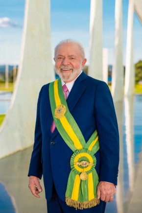 Lula divulga sua nova foto oficial como presidente da República(Imagem:Ricardo Stuckert)