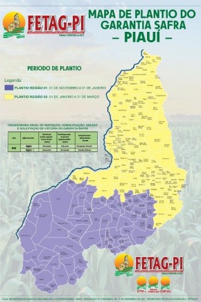 Garantia Safra é liberado para 33 municípios no Piauí; FETAG-PI orienta agricultores rurais.(Imagem:Divulgação)