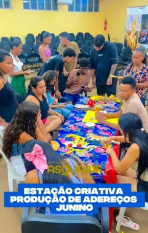 ASQUAJUF promove oficina de produ&ccedil;&atilde;o de adere&ccedil;os juninos e valoriza a cultura popular.(Imagem:Reprodu&ccedil;&atilde;o/Instagram)