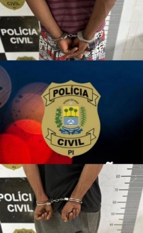 Operação da DEPATRI resulta na prisão de dois indivíduos em Floriano por crimes contra o patrimônio.(Imagem:Divulgação)
