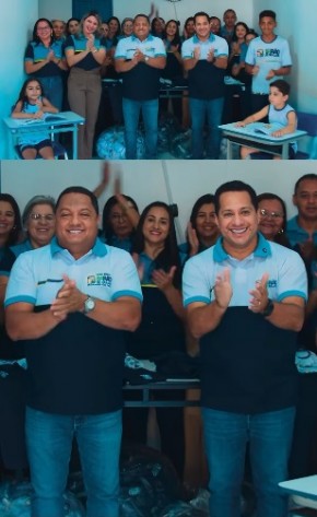 Alunos da rede municipal de Barão de Grajaú receberão uniformes escolares no segundo semestre.(Imagem:Reprodução/Instagram)