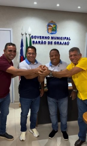 Zé Leão e Pedro do Boneco tomam posse na Câmara Municipal de Barão de Grajaú.(Imagem:Reprodução)