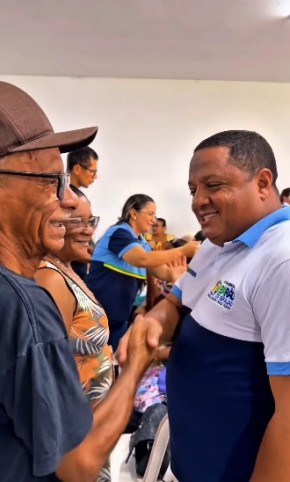Vice-prefeito de Barão de Grajaú destaca compromisso com a saúde durante 3º Mutirão de Glaucoma.(Imagem:Reprodução)