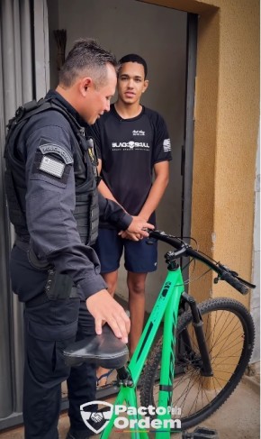Pol&iacute;cia Civil restitui bicicleta recuperada durante a&ccedil;&atilde;o policial em Floriano(Imagem:Reprodu&ccedil;&atilde;o/Instagram)