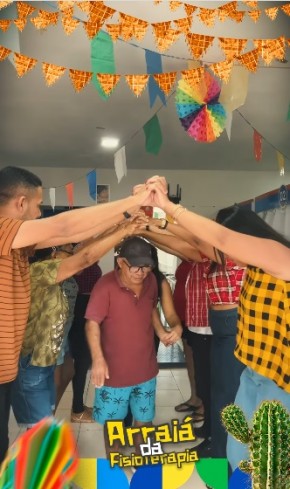 Arraiá da Fisioterapia anima Barão de Grajaú com muito forró e tradição nordestina.(Imagem:Reprodução/Instagram)