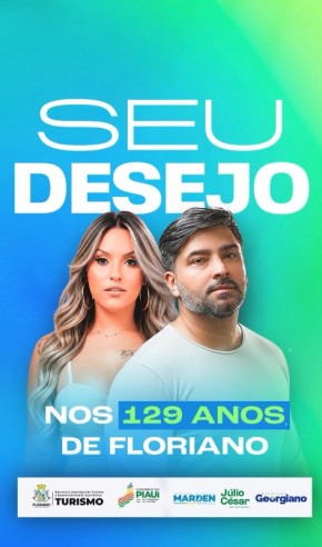 Banda Seu Desejo ser&aacute; atra&ccedil;&atilde;o nas comemora&ccedil;&otilde;es dos 129 anos de Floriano(Imagem:Reprodu&ccedil;&atilde;o/Instagram)