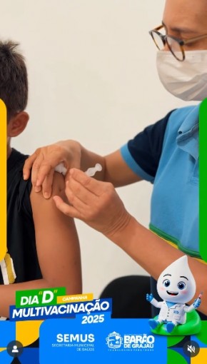 Dia D de Vacinação é realizado com sucesso em Barão de Grajaú.(Imagem:Reprodução)