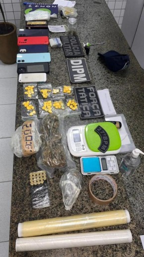 Pris&atilde;o em Parnaiba(Imagem:PMPI)