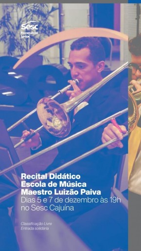 Para todo mundo ouvir: Escola de Música faz mostra de recital(Imagem:Divulgação)