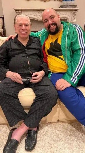  Silvio Santos e Tiago Abravanel (Imagem:Reprodução/Instagram )