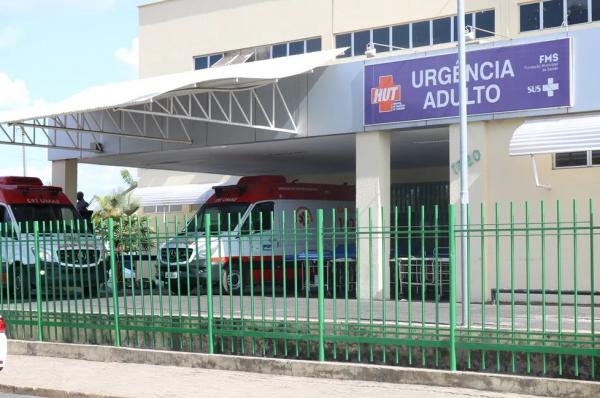 Hospital de Urgência de Teresina (HUT)(Imagem:Lucas Marreiros/G1)