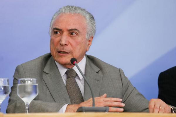 A Justiça Federal em Brasília rejeitou a denúncia contra o ex-presidente Michel Temer (MDB), o ex-ministro de Minas e Energia Moreira Franco e mais seis pessoas pelos crimes de cor(Imagem:Reprodução)