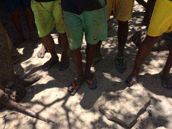 Trabalhadores resgatados em condições análogas ao trabalho escravo no Piauí(Imagem:Divulgação)