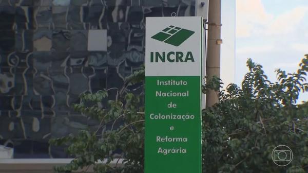 Fachada do Instituto Nacional de Colonização e Reforma Agrária (Incra)(Imagem:Reprodução/ TV Globo)