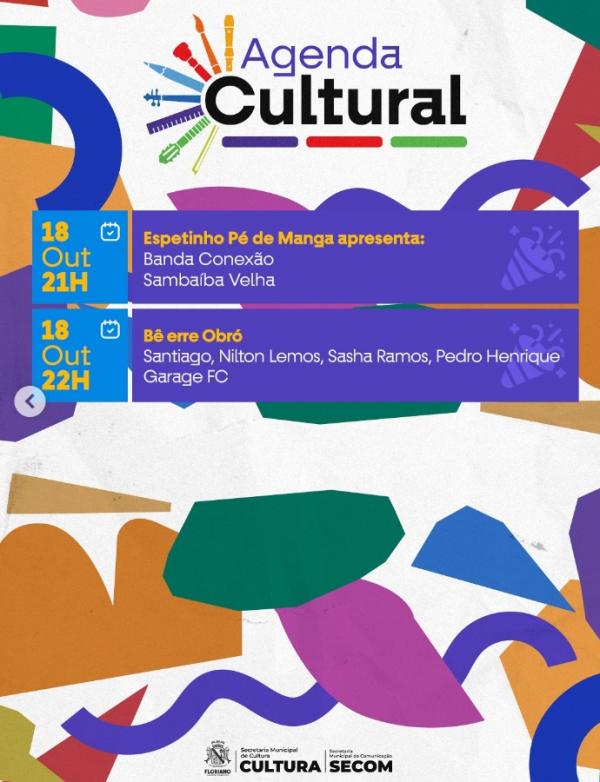 Fim de semana em Floriano promete muita cultura e diversão.(Imagem:Reprodução/Instagram)