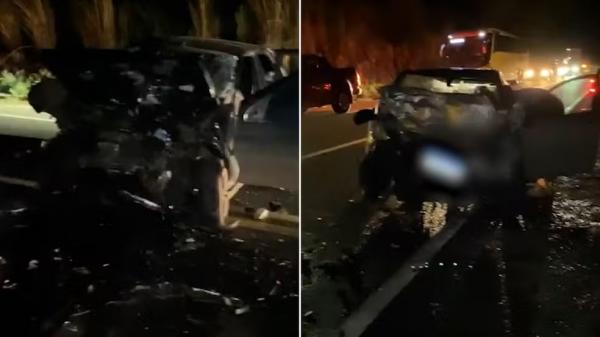 Acidente fatal na BR-316, em Miguel Le&atilde;o.(Imagem:Reprodu&ccedil;&atilde;o/Redes Sociais)
