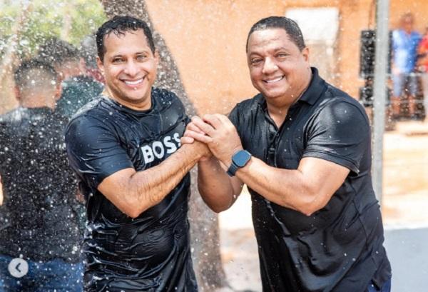 Prefeito Gleydson Resende e vice Antônio Carlos.(Imagem:Reprodução/Instagram)