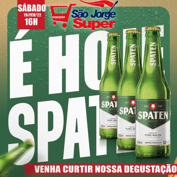 São Jorge Super apresenta degustação de cerveja neste sábado (19)(Imagem:Divulgação)
