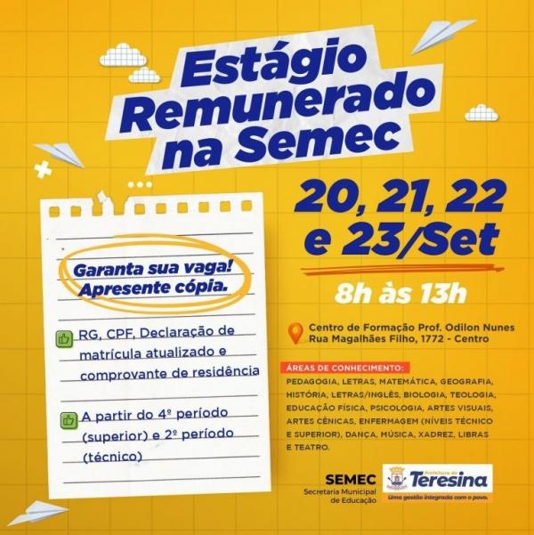 Feira de Estágio Remunerado(Imagem:PMT)