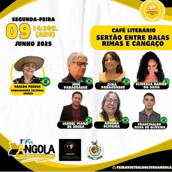 Feira virtual do livro em Angola.(Imagem:Divulgação)