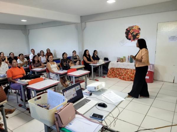 Educação de Floriano promove II Percurso Formativo do PPAIC para fortalecer a alfabetização na idade.(Imagem:Secom)