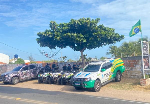 Litoral ganha Centro Integrado e reforço na segurança com 180 policiais.(Imagem:SSP-PI)