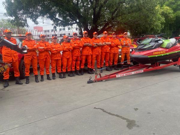 Corpo de Bombeiros(Imagem:Ascom CBMEPI)
