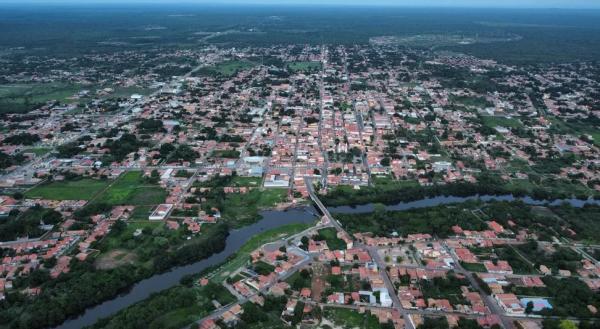 Cidade de Piracuruca, no Piauí.(Imagem:Vicente Negreiros/ Arquivo pessoal)