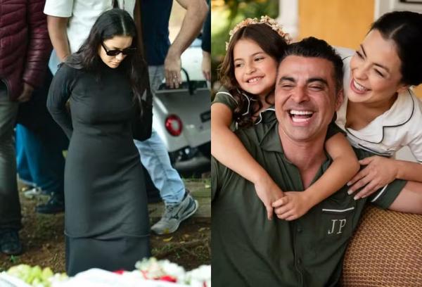 Lí Martins e família(Imagem:Eduardo Martins/Brazil News e Reprodução/Instagram)