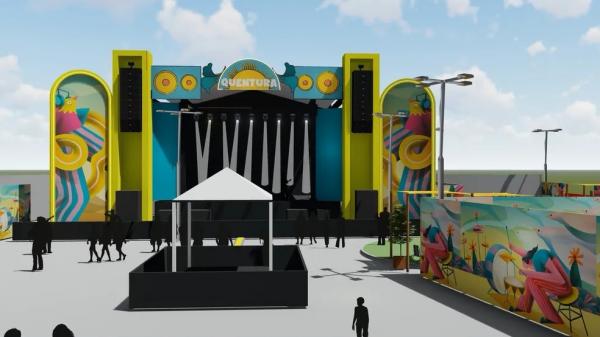 Palco Quentura do Festival GiraSol em Teresina.(Imagem: Divulgação)