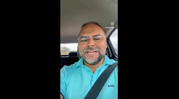 Vice-prefeito Joab Curvina comenta an&uacute;ncio de asfaltamento e destaca import&acirc;ncia pol&iacute;tica para Floriano.(Imagem:Reprodu&ccedil;&atilde;o/Instagram)