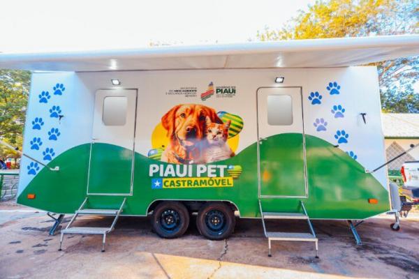 Somente em 2026, o programa j&aacute; realizou 879 castra&ccedil;&otilde;es e passou por 12 munic&iacute;pios piauienses, ampliando a&ccedil;&otilde;es de cuidado e bem-estar animal.(Imagem:Ascom Semarh)
