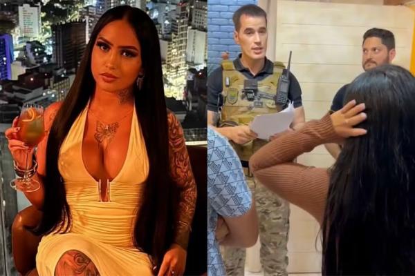 Influenciadora presa lucrou quase R$ 14 mi com apostas ilegais, diz delegado.(Imagem:Instagram/SSP-PI)