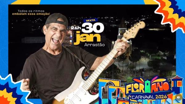 Durval Lelys comanda mega arrast&atilde;o e abre o Carnaval 2026 em Floriano.(Imagem:Reprodu&ccedil;&atilde;o/Instagram)