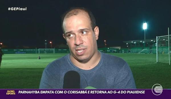 Toninho Pesso, técnico do Corisabbá.(Imagem:Reprodução / TV Clube)