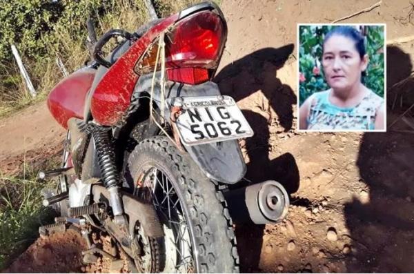 Mulher morre e filho fica gravemente ferido após acidente de moto na PI-231(Imagem:Reprodução)