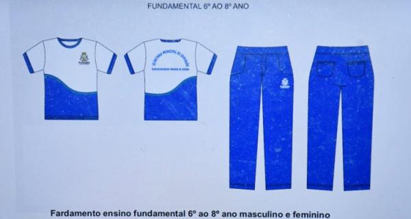 Educa&ccedil;&atilde;o de Floriano apresenta novo fardamento escolar(Imagem:Secom)