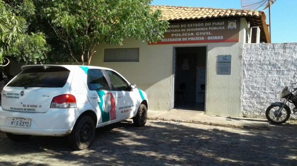 O homem foi encaminhado para a Delegacia de Polícia da cidade de Oeiras.(Imagem:Patrícia Andrade/G1)